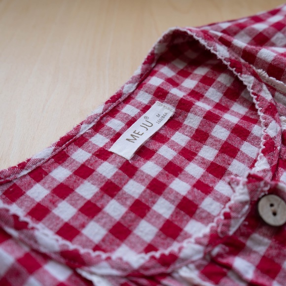 Plaid Pajamas Pure Cotton - Picture 5 of 5